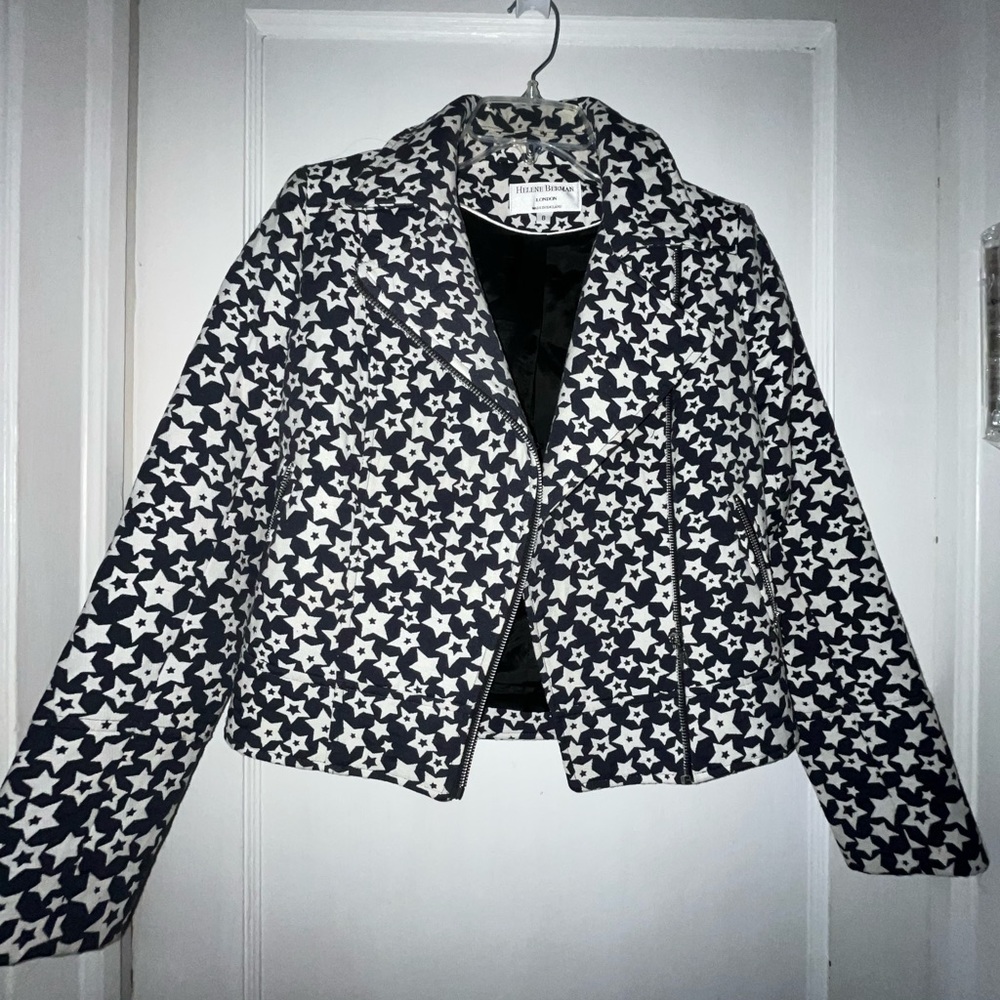 AUTHENTIC Helen Berman London Navy Star Jacket